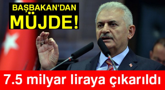 Başbakan Yıldırım'dan müjde! Nefes kredisi 7.5 milyar liraya çıkarıldı