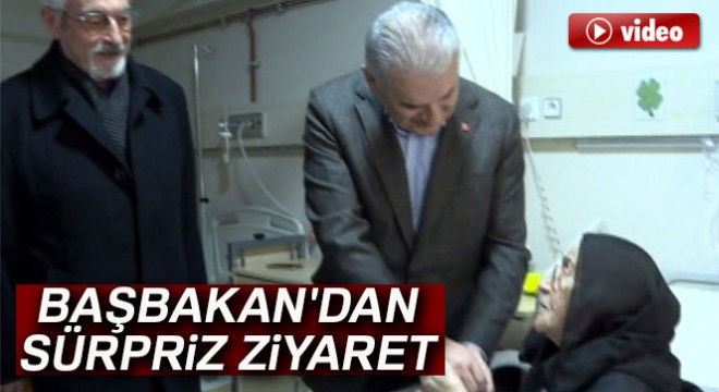 Başbakan'dan sürpriz hastane ziyareti