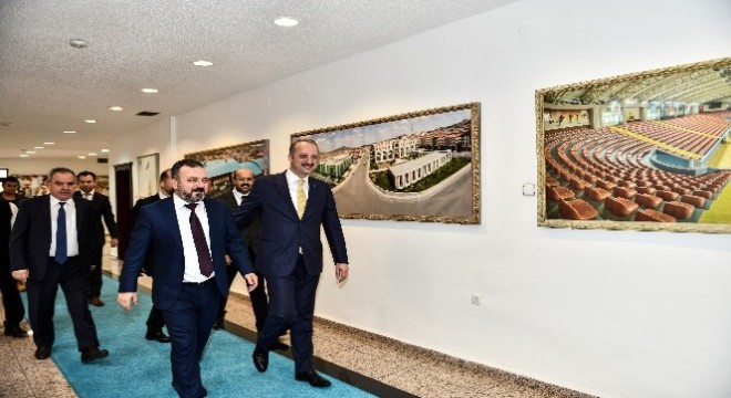Başkan Akgül, Başkan Ercan'ı makamında ağırladı