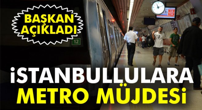 Başkan Topbaş'tan 5 yeni metro hattı müjdesi