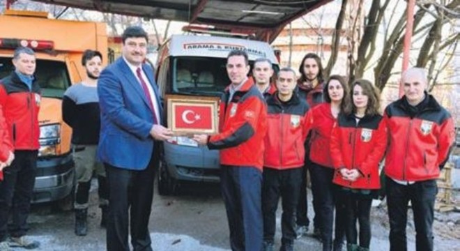 Başkan'dan AKUT gönüllülerine ziyaret