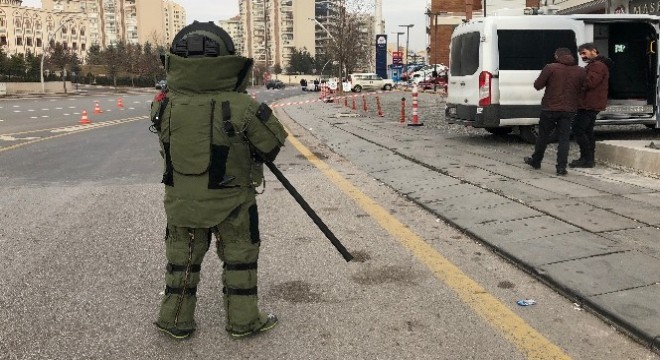 Başkent'te şüpheli çanta paniği