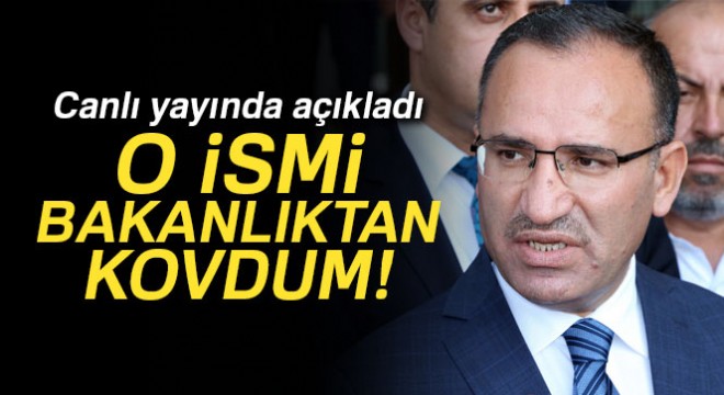 Bekir Bozdağ, Kati Piri'yi kovmuş