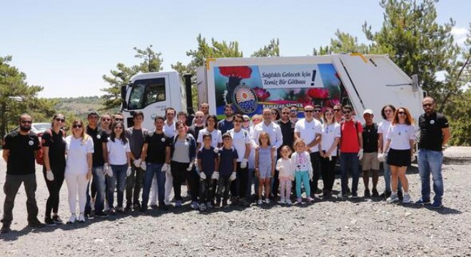 Beynam Ormanı'nda gönüllü temizlik