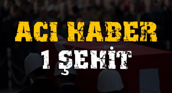 Bingöl'de çatışma çıktı: 1 şehit
