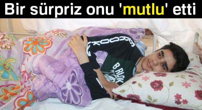 Bir sürpriz onu 'mutlu' etti
