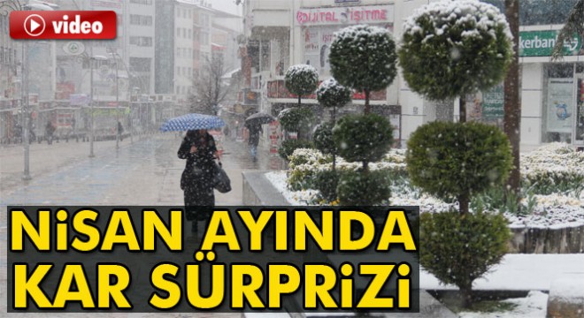 Bolu'da kar yağışı!