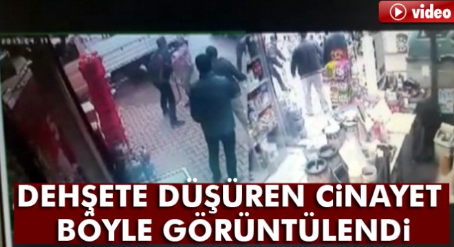 Bursa'da cinayet anı kamerada!