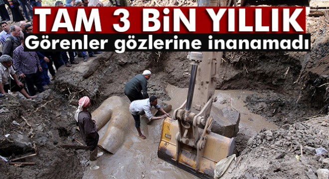 Çamur çukurundan 3 bin yıllık tarih çıktı