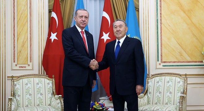 Cumhurbaşkanı Erdoğan, Nazarbayev'in doğum gününü kutladı