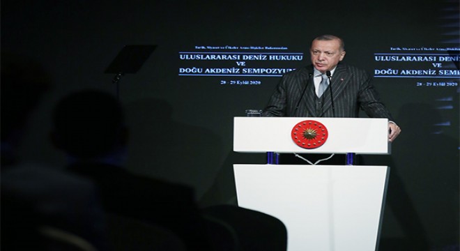 Cumhurbaşkanı Erdoğan, Uluslararası Deniz Hukuku ve Akdeniz Sempozyumu'na katıldı