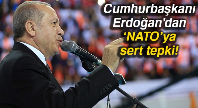 Cumhurbaşkanı Erdoğan'dan ‘NATO'ya sert tepki