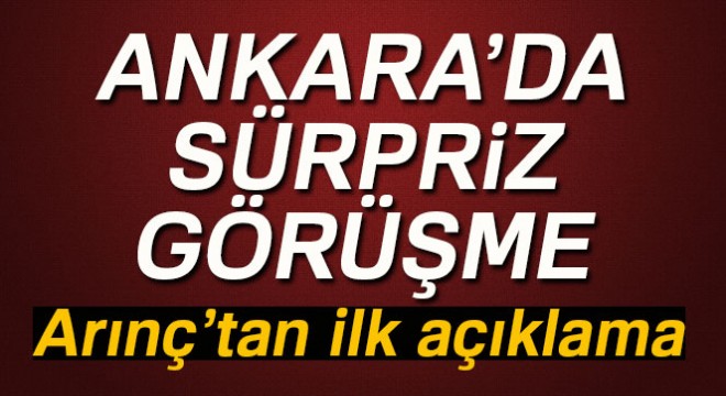 Cumhurbaşkanı Erdoğan ile görüşmesi sonrası Bülent Arınç'tan flaş açıklama