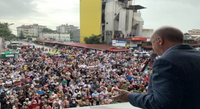 Cumhurbaşkanı Erdoğan Artvin'de