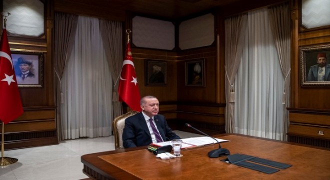 Cumhurbaşkanı Erdoğan, Irak Kürt Bölgesel Yönetimi Başbakanı Barzani'yi kabul etti