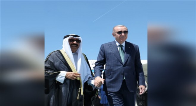 Cumhurbaşkanı Erdoğan, Kuveyt Devlet Emiri El Sabah'ı karşıladı