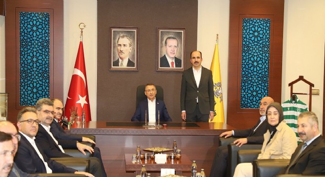 Cumhurbaşkanı Yardımcısı Fuat Oktay, Başkan Altay'ı ziyaret etti