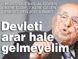 Devleti arar hale gelmeyelim