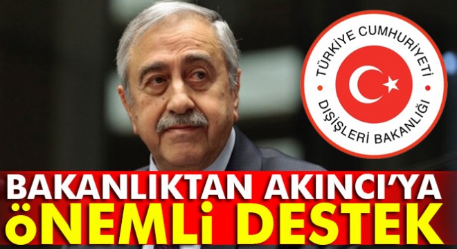 Dışişleri: Mustafa Akıncı'nın yaptığı açıklamalara katılıyoruz