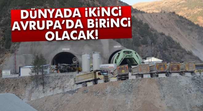 Dünyada ikinci, Avrupa'da birinci olacak