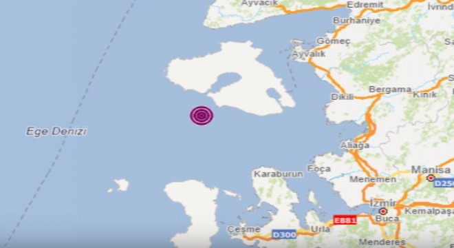 Ege Denizi'nde deprem