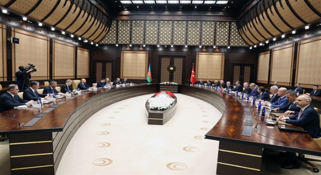 Erdoğan, Aliyev ile heyetler arası görüşme gerçekleştirdi