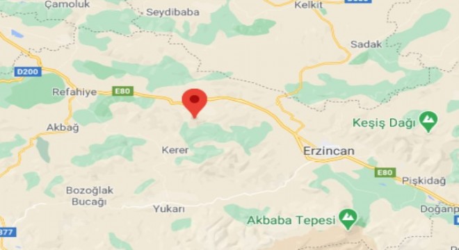 Erzincan'da deprem