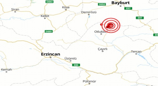 Erzincan'da deprem