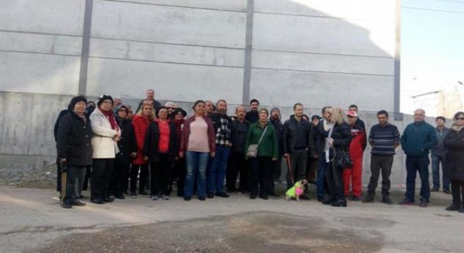 Gazi Mahallesi'nde ses duvarı tepkisi