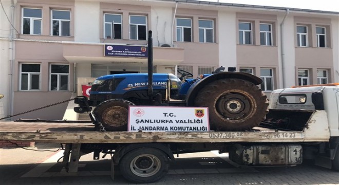 Gaziantep'ten çalınan traktör, 1 yıl sonra Şanlıurfa'da bulundu