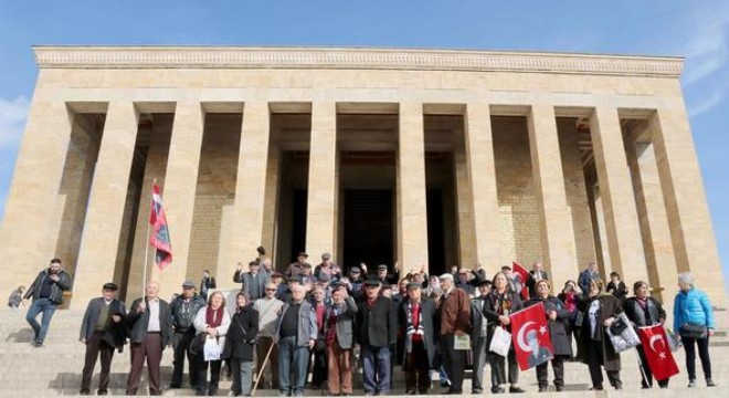 Gönlü genç Çankayalılar Anıtkabir'de