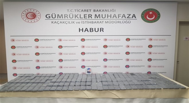 Habur Gümrük Kapısı'nda 330 adet kaçak cep telefonu ele geçirildi