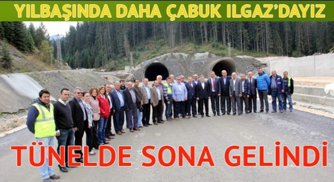 Ilgaz Tüneli'nde sona gelindi