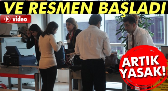 İngiliz havayolu şirketi 'kabin yasağı'na başladı