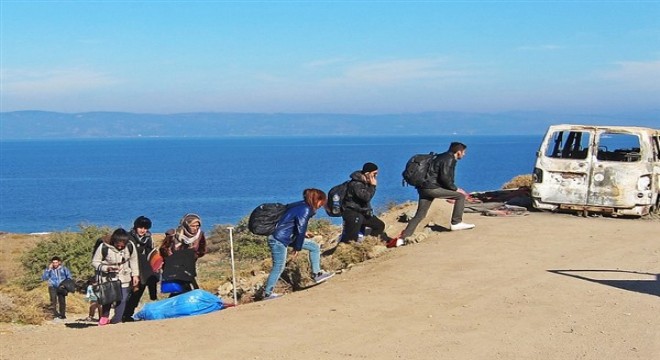 İpsala Gümrük Kapısı'nda 8 düzensiz göçmen yakalandı