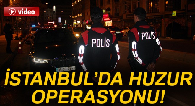 İstanbul'da helikopter destekli ‘Yeditepe Huzur' uygulaması