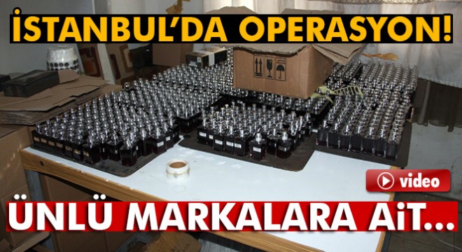 İstanbul'da sahte parfüm operasyonu: 4 gözaltı