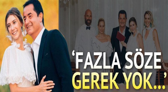 İşte Acun Ilıcalı ile Şeyma Subaşı'nın nikah fotoğrafları