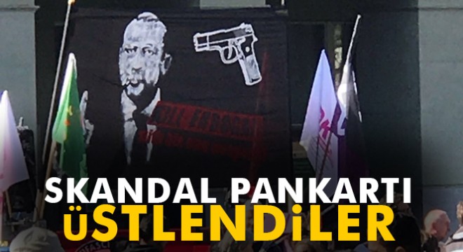 İsviçre'deki alçak pankartı bakın kim açmış!