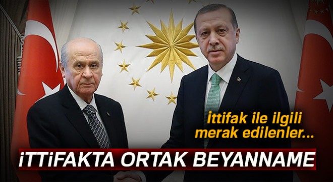 İttifakta ortak beyanname