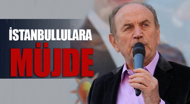 Kadir Topbaş'tan İstanbullulara müjde