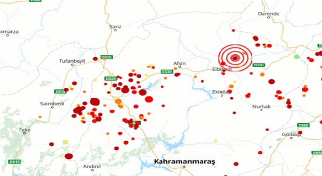 Kahramanmaraş'ta 4.0 büyüklüğünde deprem