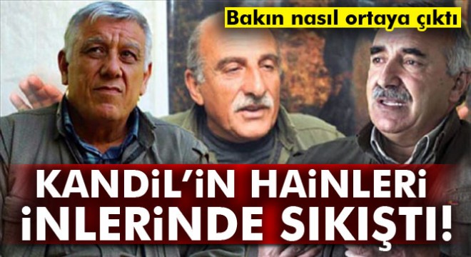 Kandil'in ele başları inlerinde sıkıştı