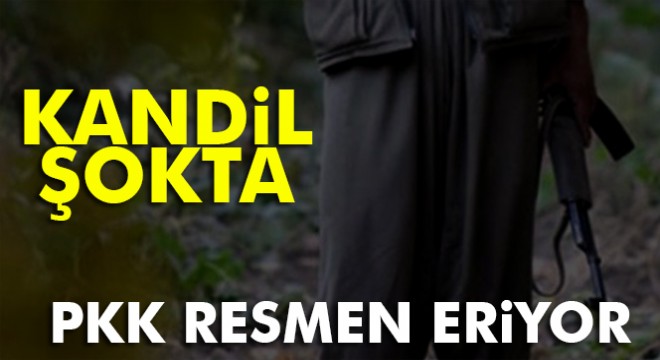 Kandil şokta! PKK resmen eriyor