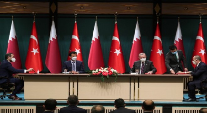 Katar Emiri Şeyh Temim Türkiye'de