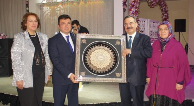 Kaymakam Şahin'e veda yemeği
