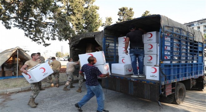 Kızılay'dan Beyrut için “uzat elini” çağrısı