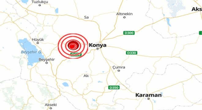 Konya'da deprem