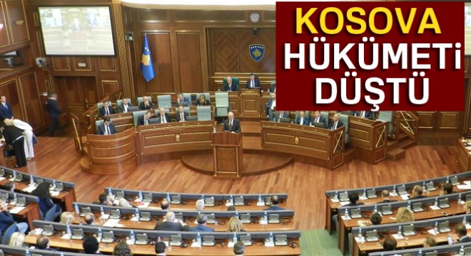 Kosova'da hükümet düştü