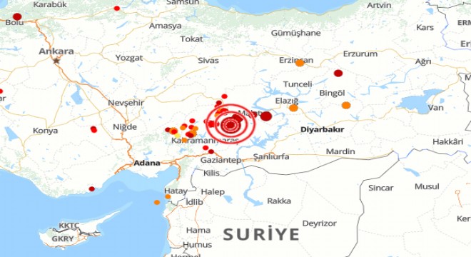 Malatya'da deprem